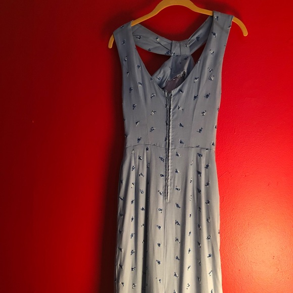 Custom Denim Midi Dress - Picture 4 of 4